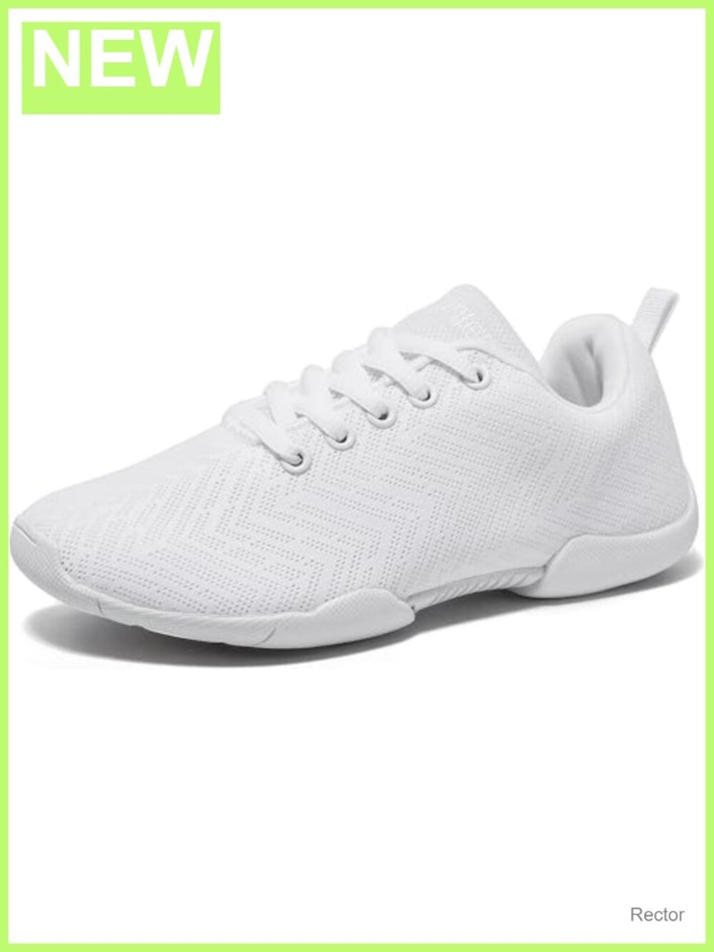 Girls Cheerleading Shoes Breathable Knit Athletic Sneakers